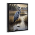 thumbnail image 2 of Stupell Industries Traditional Heron in Serene Marshlands Black Floating Frame Canvas Art, 17 x 21, by Susan Arnot, 2 of 8