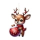 thumbnail image 2 of Fiudx Ofertas de la semana Colgante de cadena acrílica 2D con forma de reno navideño, decoración navideña con ciervo, colgante para llave de coche, colgante para mochila, 2 of 7