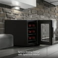 Ionchill 6Bottle Wine Cooler, New Standard Door Mini Fridge with Wine