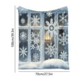 thumbnail image 3 of Christmas Throw Blanket Super Soft Flannel Fleece Blanket Winter Warm Plush Bed Sofa Decoration 70x100cm Holiday Home Decor Seasonal Gift Multipurpose Use, 3 of 5