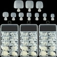 thumbnail image 1 of 300 Pieces Fake Toenail Tips Acrylic False Toenails Full Cover Artificial French Toenails with Box for Nail Salons and DIY Foot Decoration Manicure Tools-Natural Color, 1 of 7