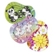 Ortopad Bamboo Adhesive Eye Patches, 30/Pack, Medium Size, Imagination Pack (Daisies, Unicorns, Pandas)