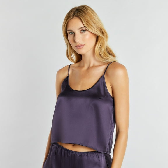Journelle Women's Celine Open Back Cami Tank Top in Purple