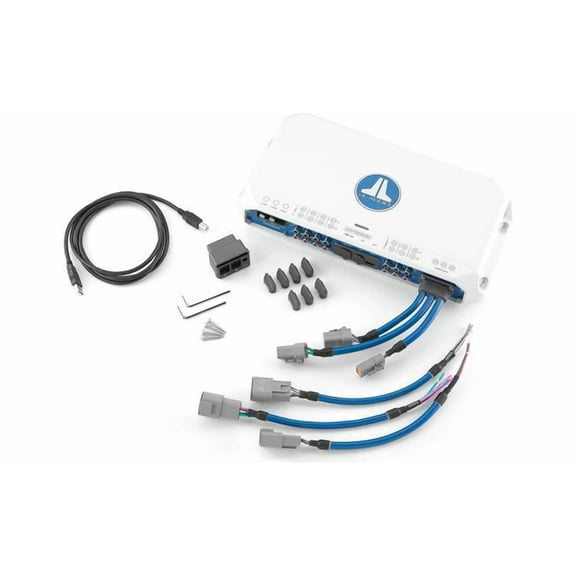 JL Audio MV1000/5i 5-channel Class D System Amplifier with integrated DSP, 100 W x 4 @ 2 ohm   600W x 1 @ 2 ohm- 14.4V