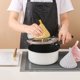 thumbnail image 3 of Cubierta de mango de hierro fundido, cubiertas de mango de sartén de hierro fundido paquete de 4, agarre de tapa de olla con aislamiento térmico, cubierta de mango de algodón para freír, 3 of 5
