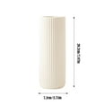 thumbnail image 4 of White Ceramic Vase, Hydroponic Flower Pot for Dried/Fresh Flowers, Home Living Room Decoration, 4 of 6