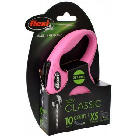 UPC: 0840317107289 | Flexi New Classic Retractable Cord Leash Pink