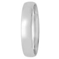 thumbnail image 2 of Men's High-Polish 925 Sterling Silver Wedding Ring, 4mm, 2 of 4