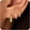 Gold, variant on Silver Small Hoop Earrings Set for Women, 3 Pcs Dainty Twisted Plain & Lab Diamond Mini C Huggie Hoops, Minimalist Stackable Cartilage Ear Jewelry Daily Gift
