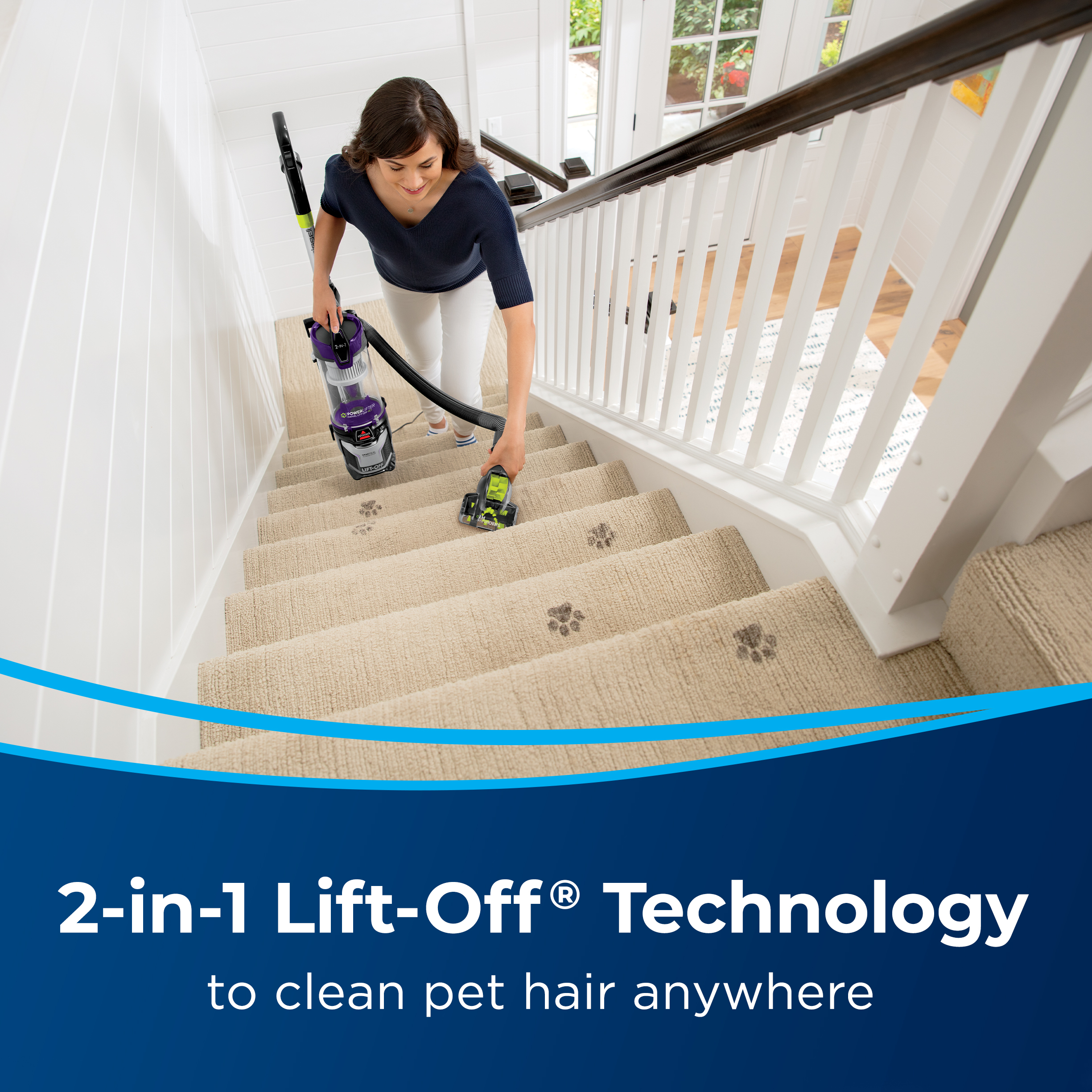 BISSELL PowerLifter Swivel Lift-Off Pet Upright Vacuum 2920F - image 3 of 8