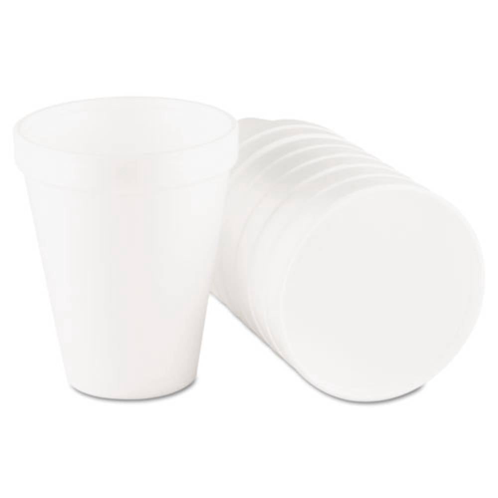 10 oz White, Disposable Insulated Foam Drink Cups, To Go Coffee Cups, For Hot/Cold Drinks - 1,000 Pack