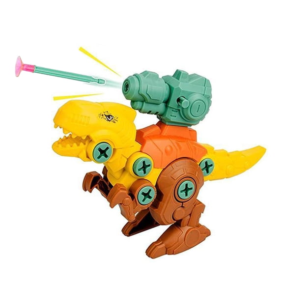 Juguete De Tiro De Dinosaurio Para Niños, Juguete De Construcción Para Montar, Regalo Educativo Para Niños Y Niñas