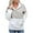 Coffee, variant on IROINNID Women's Shearling Jacket Long Sleeve Stripes Pullover V-Neck Outwear, Casual Ladies Plush Colorblock Thermal Sweater Jacket