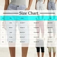 thumbnail image 3 of Gamivast Juniors Cargo Capri Pants for Women Casual Loose-Fit Cuffed Capris Pants Summer Cropped Pants, Zipper Fly with Button Closure with Pockets White L Recent, 3 of 8