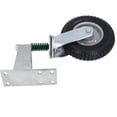 thumbnail image 1 of Spring Loaded Gate Caster Wheel 8”, 600lb Load Capacity Gate Caster Wheel with Shock Absorption, 8 Inch Gate Rubber Wheels for Wooden or Metal Gate Prevent Gate From Dragging, 1 of 7