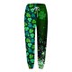 thumbnail image 2 of Gibobby pantalones de vestir mujer Pantalones largos sueltos informales con estampado de St. Day para mujer (Verde, S), 2 of 4