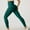 Green, variant on Brondbend Gym Pants Women Womans Leggings Elastic High Waisted Belly Control Workout Trousers Solid Color Fashion Tights Slim Fit Outdoor Athletic Jogger Army Green