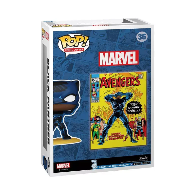 Funko POP! Comic Cover: Marvel - Avengers Black Panther