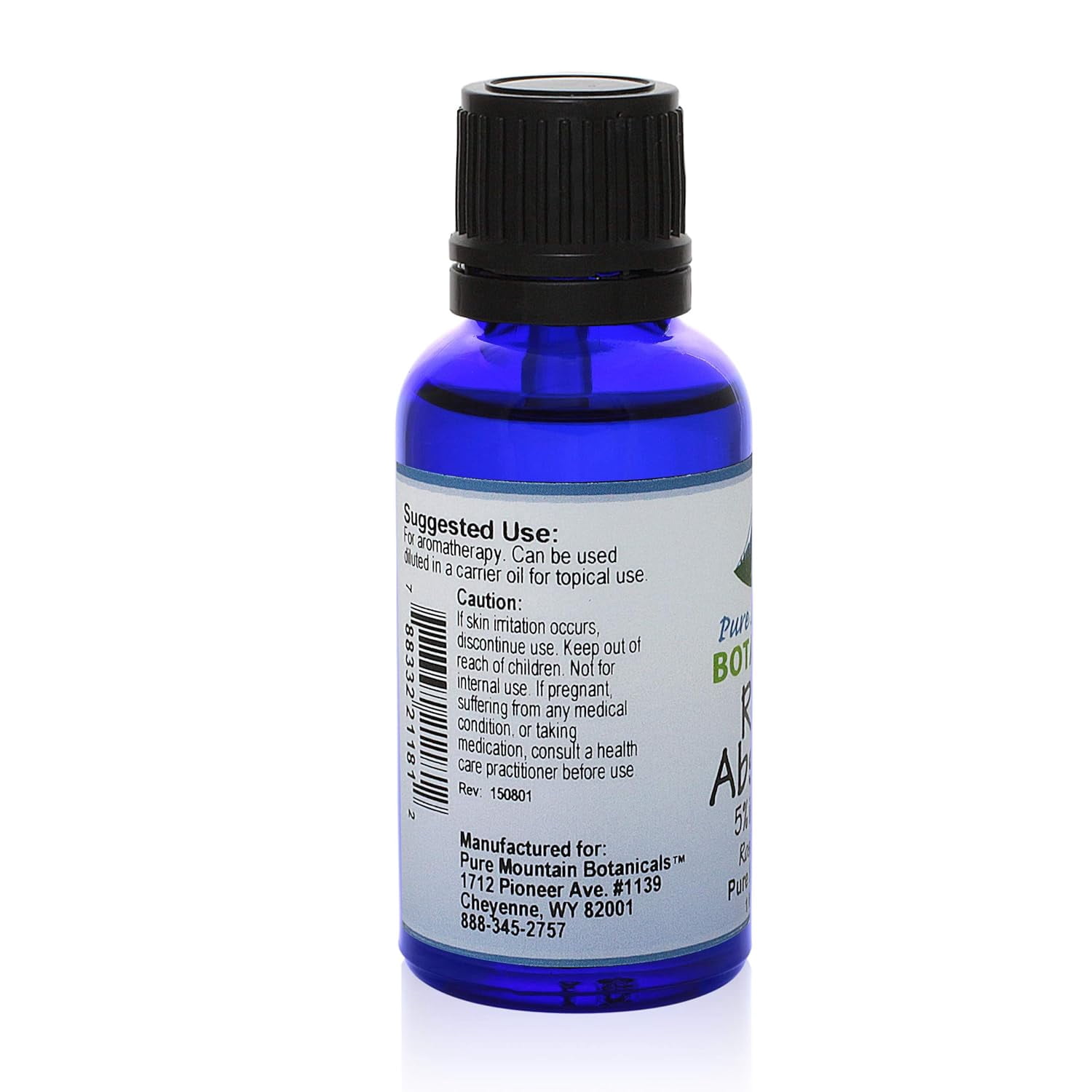Rose Absolute Essential Oil in Jojoba Oil 100% Pure Natural Kosher, 1 fl oz Bottle