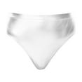 thumbnail image 5 of DXOUPM Legging Shorts for Women Women's High Waisted Metallic Booty Shorts Rave Bottoms for Dancing Hot Pants Clubwear Silver L, 5 of 6