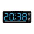 Small Digital Clock Large Display, LED Alarm Clocks with Date, Week ...