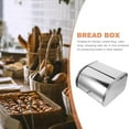 thumbnail image 5 of DOMELAY Bread Box Bread Storage Kitchen Storage Container for Pantry Cafe Countertop Frosted, 5 of 8