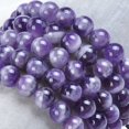 thumbnail image 4 of Natural Healing Power Gemstone Crystal Beads Unisex Adjustable Macrame Bracelets 8mm,Dream Amethyst, 4 of 4