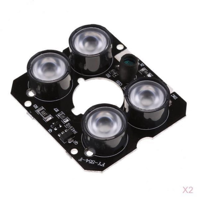 Tablero de de Iluminador Infrarrojo IR de 8 LED 850nm 90 degree para Cámara