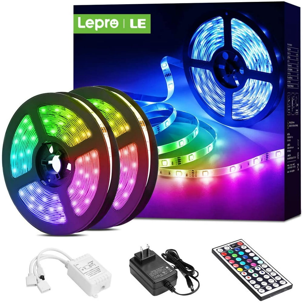 Lepro 50ft dreamcolor led strip lights walmart walmart
