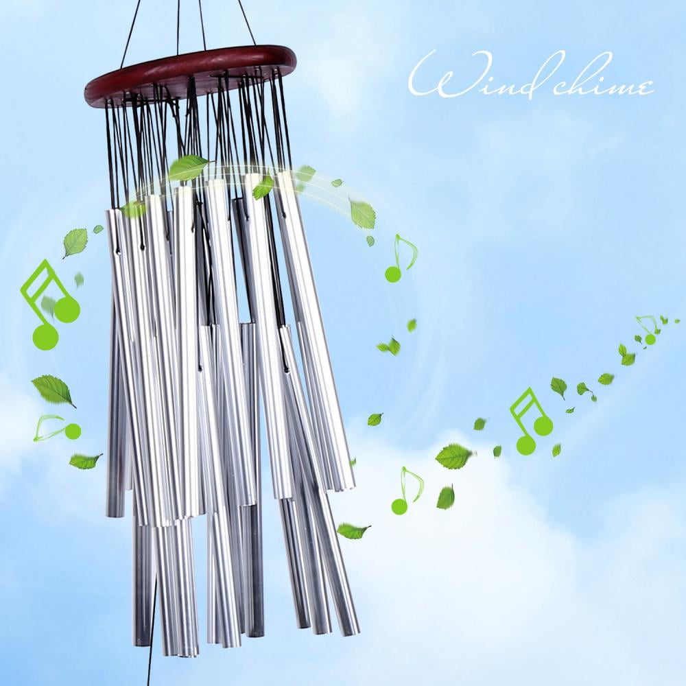 27 Tubes Wind Chimes Tube Gift Decoration for Yard Garden Outdoor
