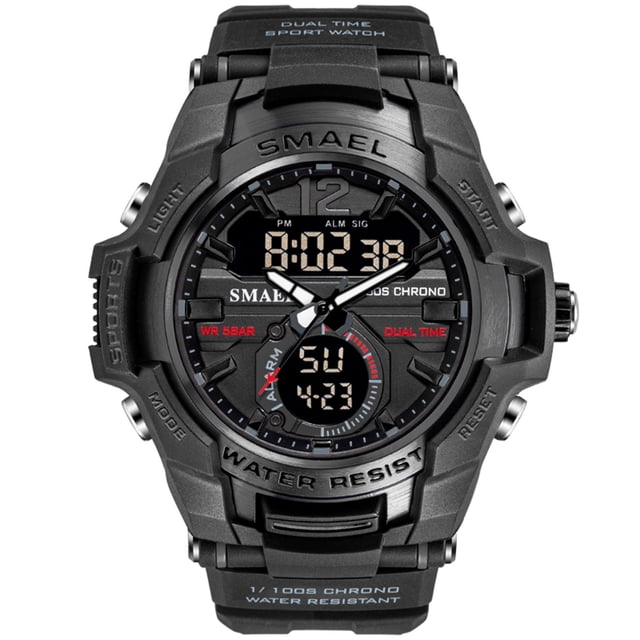 SMAEL 1805 Reloj deportivo multifuncional para hombres Reloj de pulsera SMAEL natural