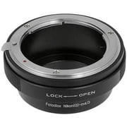 Lens Mount Adapter, Nikon G-type to Micro 4/3 Olympus PEN and Panasonic Lumix Cameras