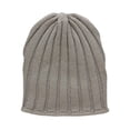 thumbnail image 2 of Top Headwear Winter Ribbed Pocket Beanies - Light Grey, 2 of 3