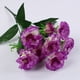 thumbnail image 2 of Regalo para el día de los claveles Flores artificiales Flores artificiales reales Decoración para bodas en el hogar Arreglo floral Ramo decorativo Flores artificiales decorativas, 2 of 2