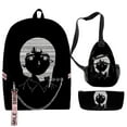thumbnail image 2 of MNHFKGP Anime Serial Experiments Lain 3D print Oxford Cloth Shoulder Backpack 3 Pieces Sets PackStudent School Bag, 2 of 2