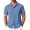 Grey Blue, variant on COOFANDY Men's Button Down Shirt Casual Shirts for Men Linen Shirts Short Sleeve Shirt for Men Beach