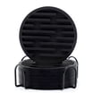 Set Of 8 Black Silicone Coasters - Non-Slip, Heat Resistant, Fits Most Mugs & Cups