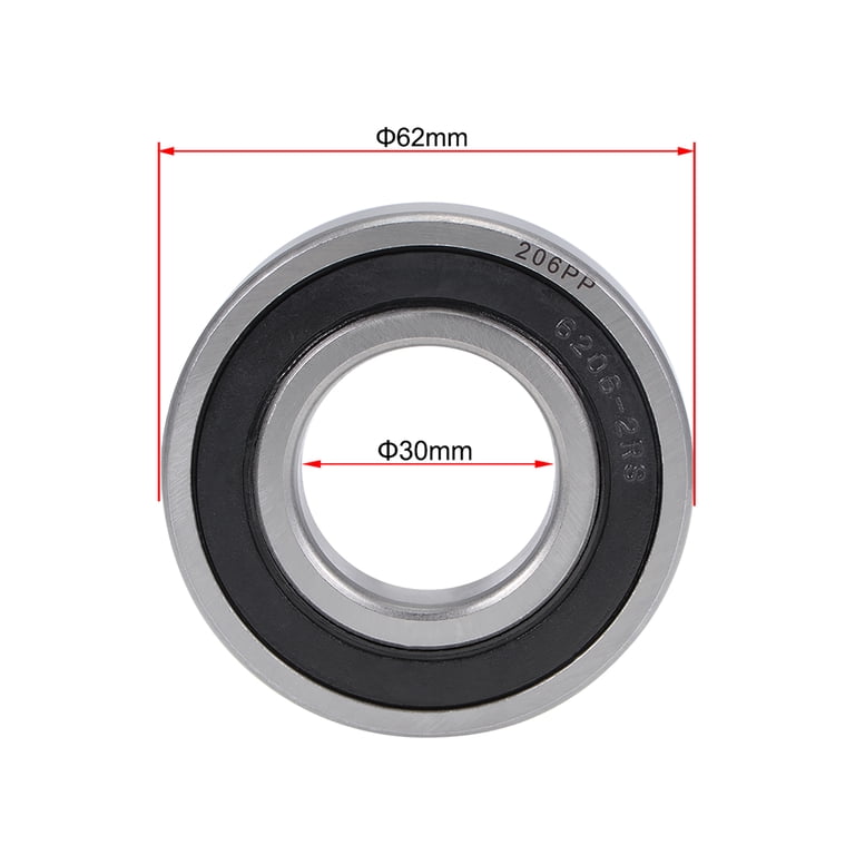 Roulement à Billes Fafnir PM206PP - 30x62x16 Mm - Référence 6206-2RS-P6 - Neuf USA