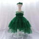 thumbnail image 5 of Vestido de niña Vestido de princesa Vestido de bebé de un año Vestido de niña de flores Vestido de niña con lazo de malla, 5 of 6