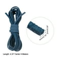 thumbnail image 2 of Uxcell 4.37 Yard 0.16" Flat Leather Cord Braiding String for DIY Crafts Dark Blue, 2 of 7