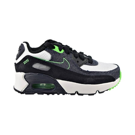 

Nike Air Max 90 LTR SE (PS) Little Kids Shoes Black-Scream Green-Summit White dn4377-001