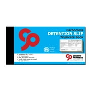 Cherry Printers | Detention Slip | Triplicate Book | 3 part | Carbonless | 50 Sets Per Book | DL - 8.3" x 3.9"