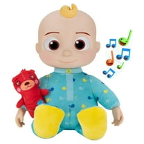 CoComelon Musical Bedtime JJ 12 inch Doll - Soft Plush Body – Includes Feature Plush and Small Teddy Bear Plush