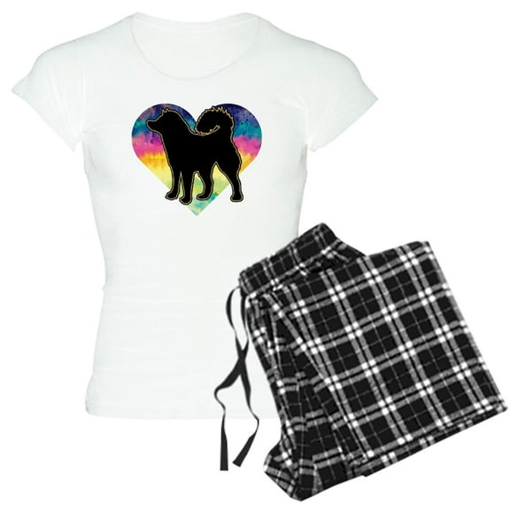 CafePress - Alaskan Malamute Cute Dog - Women's Short Sleeve Print T-Shirt and Pants Light Cotton Pajama Set