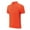 01 Orange, variant on Awdenio Mens T-shirt Casual Button Short Sleeve Solid Turndown Pullover T-Shirt Tops Perfect for Spring Summer Workout and Casual Wear
