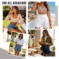 thumbnail image 6 of EMMIOL Women's High Waisted Wide Leg Denim Shorts Stretchy 2026 Summer Casual Jean Shorts with Pockets Trendy Loose Fit Y2K Streetwear, 6 of 10