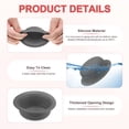 thumbnail image 2 of Uxcell 2-Pack Silicone Pot Lid Covers, 2" ID Universal Pot Lid Top Knob Heat Resistant Handle Caps for Kitchen Cookware, Non-Slip Safe Hold Grip Protectors [Gray], 2 of 6
