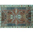 thumbnail image 1 of Ahgly Company Indoor Rectangle Persian Light Blue Traditional Area Rugs, 8' x 12', 1 of 4