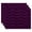 Purple, variant on Simply Daisy, 18 x 14 Inch Harlequin Stripe Geometric Print Placemat (set of 4), Purple