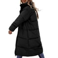 thumbnail image 5 of Niaviben Long Puffer Coat Women's Thickened Down Jacket Womens Puffy Jackets Womens Winter Coats Winter Coat for Women Casual Jackets for Women's Jacket Black L, 5 of 9